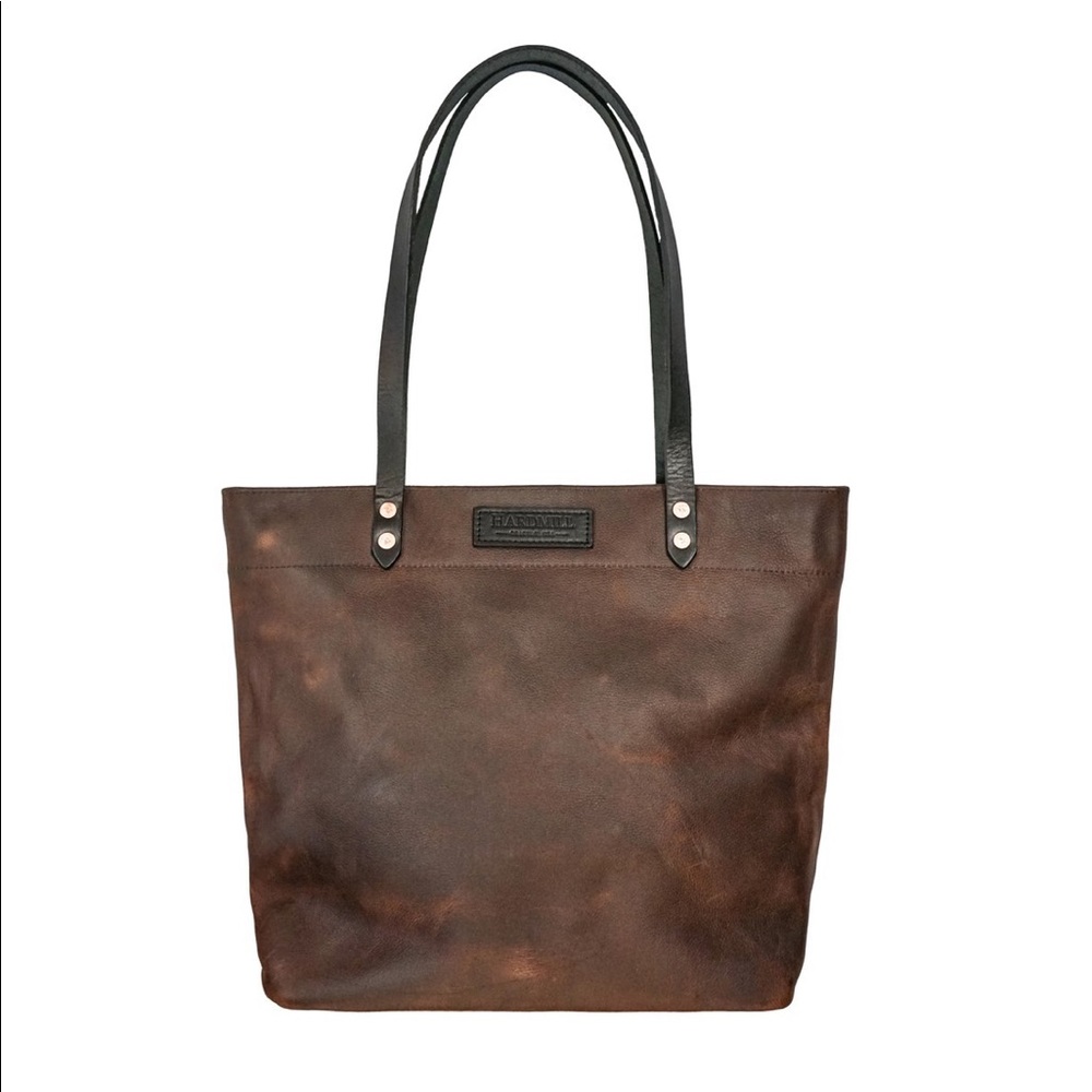 Hardmill Seattle Leather Tote Market Bag